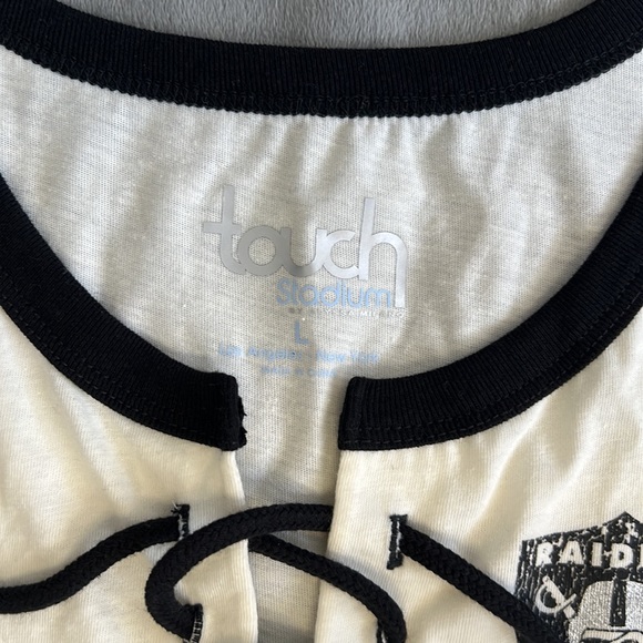Raiders Football lace up tank NWT - Picture 4 of 5